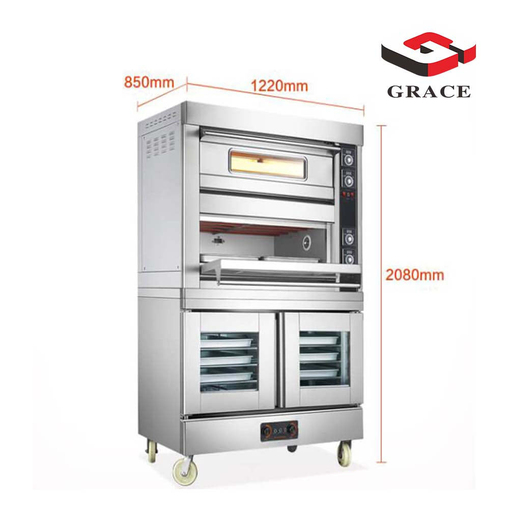 2 Deck Electric Oven with Proofer