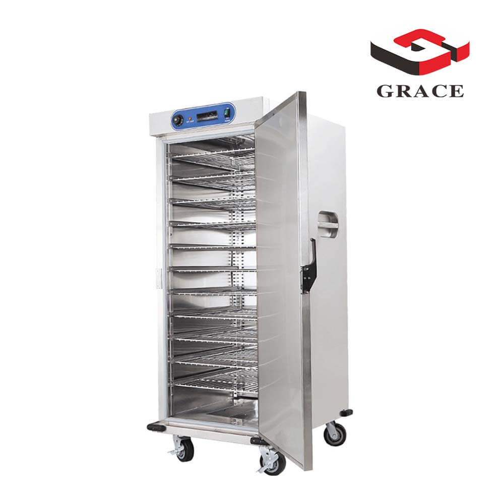 Food Warmer Cart Cabinet With Solid Door