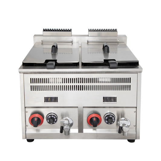 Grace double gas fryer machine gas commercial