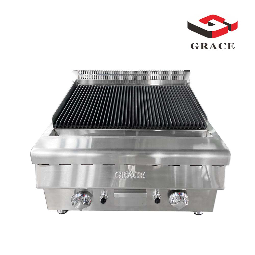 Lava Rock Gas Grill