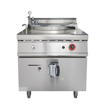 Grace Commercial 100L Gas Soup Kettle with Deep Indirect Heating for Restaurants and Hotels