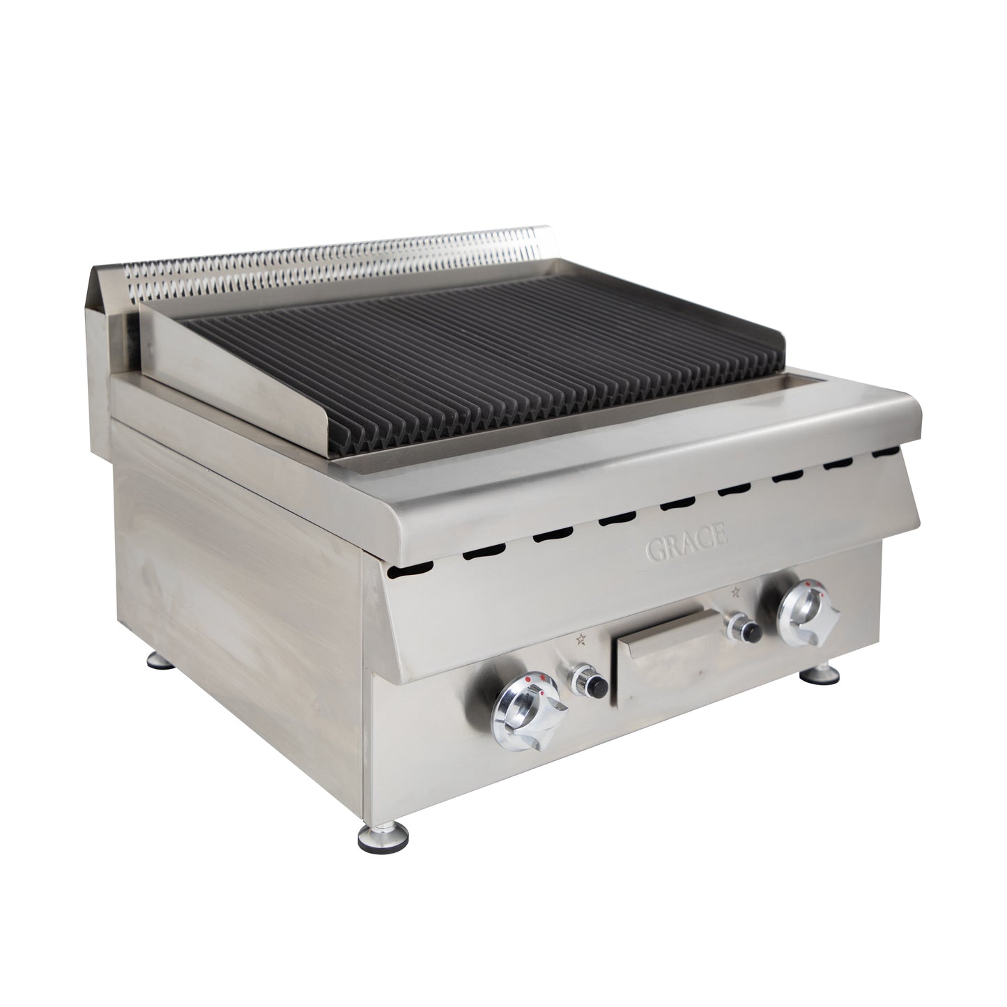 Professional Lava Rock Commercial BBQ Grill Table Top