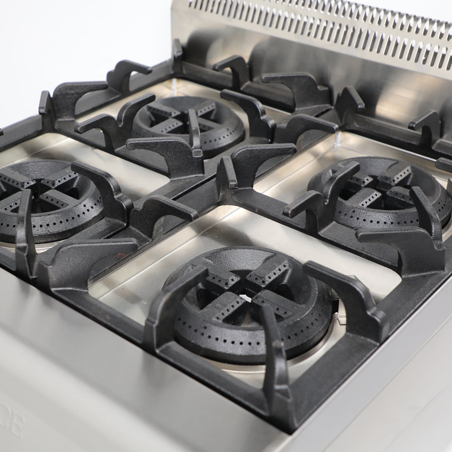 Professional Restaurant Kitchen Equipment  4 Burner Gas Stove with Integrated Oven